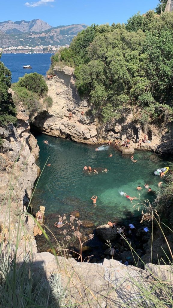 Natural pool in Italy