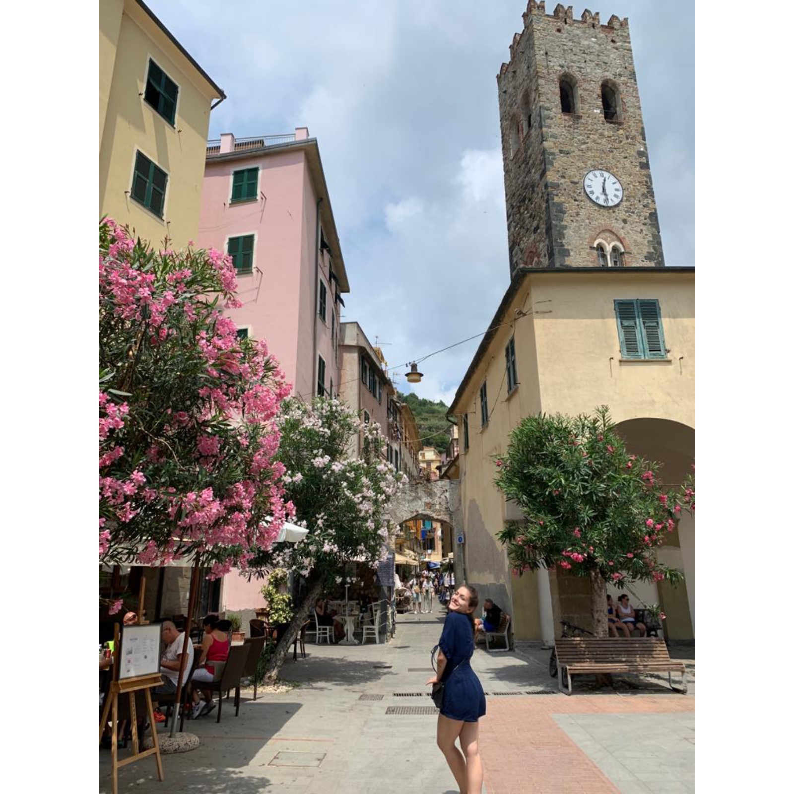 Stephanie in Italy